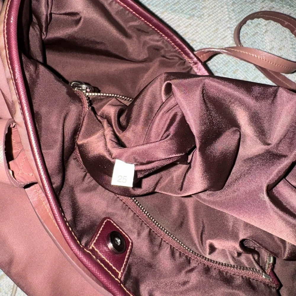 Prada Tessuto Saffiano Lux Sora Tote Bag